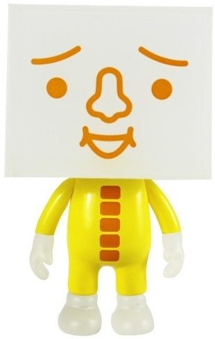 Colour Pop! To-Fu - Lemon figure by Devilrobots, produced by Play Imaginative. Front view.