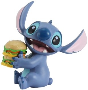 Hungry Stitch figure by Disney, produced by Play Imaginative. Front view.