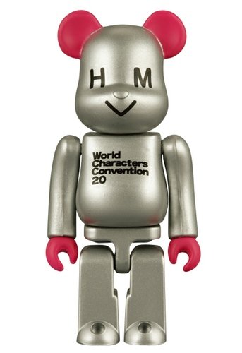 HMV WCC20 Be@rbrick figure by Hmv, produced by Medicom Toy. Front view.