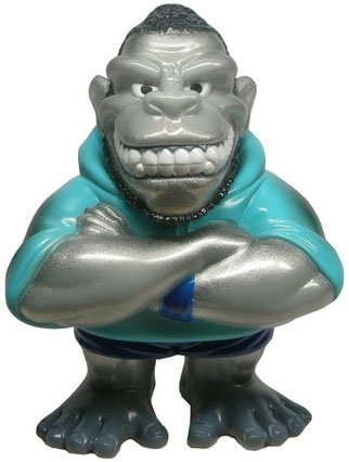 Gorilla Biscuits - Revelation Records 25th Anniversary figure by Anthony Civ Civorelli, produced by Super7. Front view.
