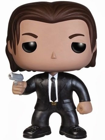 POP! Pulp Fiction - Vincent Vega figure by Funko, produced by Funko. Front view.
