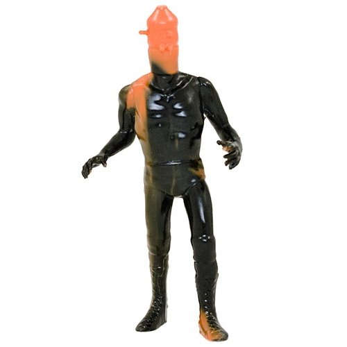 Healeymade IG-BABA Black/Orange figure by David Healey, produced by Healeymade. Front view.