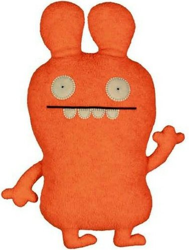 Plunko - Classic, Orange figure by David Horvath X Sun-Min Kim, produced by Pretty Ugly Llc.. Front view.
