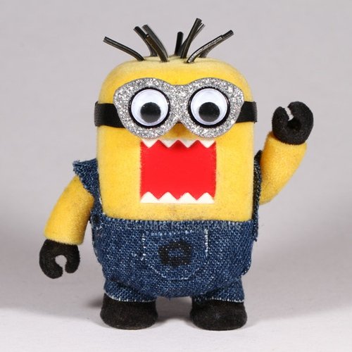 Minion Domo figure by Cazm, produced by Toy2R. Front view.