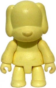 Glow Yellow figure, produced by Toy2R. Front view.