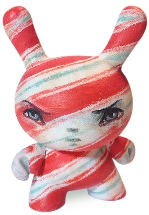 Candycane Man figure by 64 Colors. Front view.