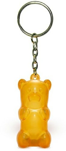 GummyGoods Keychain - Orange figure, produced by Jailbreak Toys. Front view.