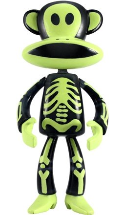 Skeleton Julius figure by Paul Frank, produced by Play Imaginative. Front view.