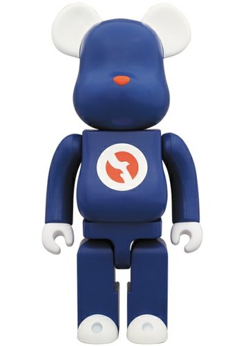 Outdoor Be@rbrick 400% figure, produced by Medicom Toy. Front view.