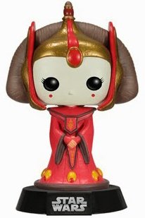 Queen Amidala POP! figure by Lucasfilm Ltd., produced by Funko. Front view.