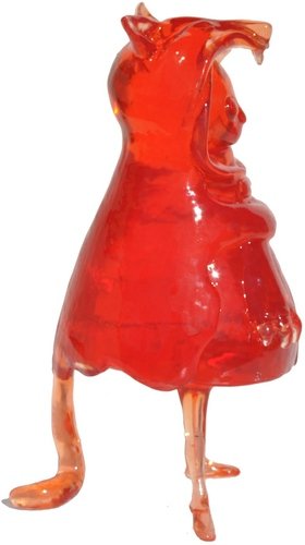 MARASCHINO WolfGirl figure by Shea Brittain, produced by Frankenfactory. Front view.