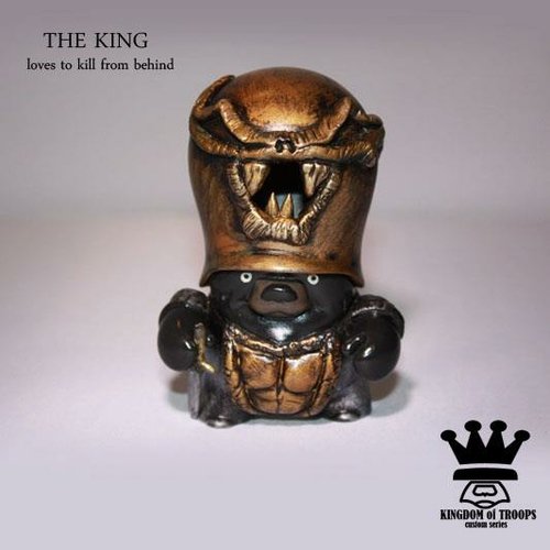 The King figure by Don P. Front view.