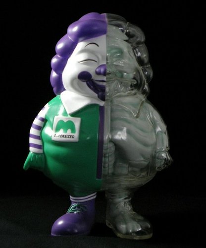 X-Ray MC Supersized - 2nd Edition figure by Ron English, produced by Secret Base. Front view.
