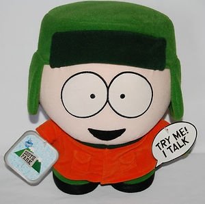 Kyle - Plush figure by Matt Stone & Trey Parker, produced by Fun 4 All. Front view.