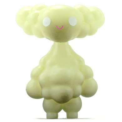 Sir Oscar Cloud figure by Jk5, produced by Kidrobot. Front view.