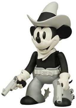 Mickey Mouse (from Two-Gun Mickey) figure, produced by Medicom Toy. Front view.