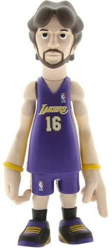 Pau Gasol - Road Jersey figure by Coolrain, produced by Mindstyle. Front view.