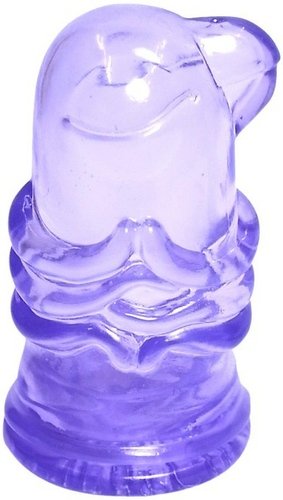Micro Angel Bird - Clear Purple figure by Katope, produced by Gargamel. Front view.