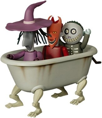 Lock, Shock, Barrel & Bathtub - set D figure by Touchstone Pictures, produced by Medicom Toy. Front view.