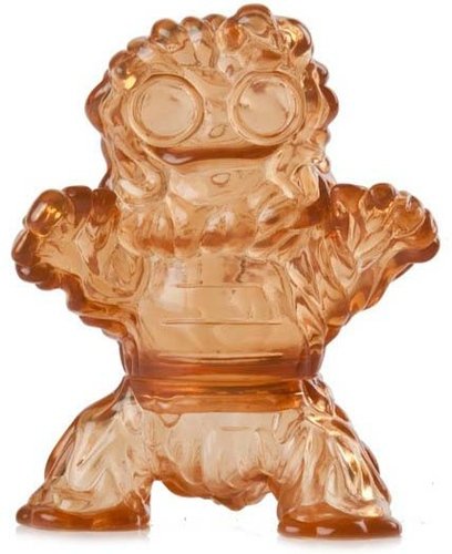 Crouching Hedoran - Clear Brown figure by Gargamel, produced by Gargamel. Front view.