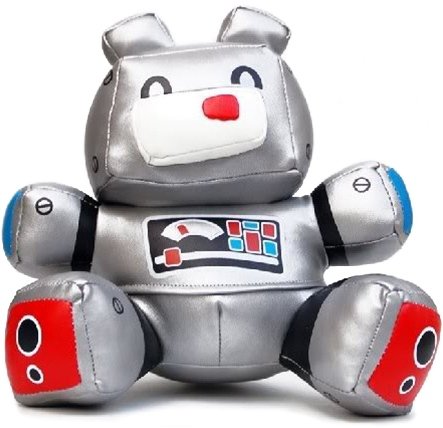 Tou Tou - Robot figure by Joe Kwong, produced by Atomic Monkey. Front view.