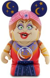 Fortune Teller figure by Gerald Mendez, produced by Disney. Front view.