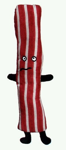 Shaky Bacon - Original  figure by Dan Goodsell. Front view.