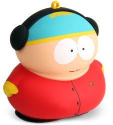 Cartman figure by Matt Stone & Trey Parker, produced by Mobi. Front view.