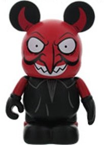 Devil figure by Casey Jones, produced by Disney. Front view.
