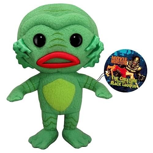 The Creature from the Black Lagoon 7 Plush figure, produced by Funko. Front view.