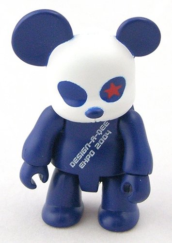 Hollystar UK Blue figure, produced by Toy2R. Front view.
