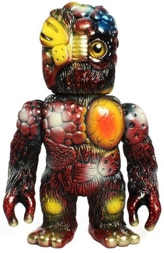 Beast Chaos - Red Glitter figure by Mori Katsura, produced by Realxhead. Front view.