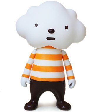 Mr. White Cloud figure by Fluffy House, produced by Fluffy House. Front view.