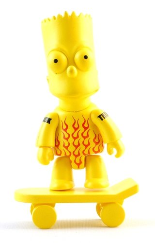 Sick Trix Bart figure by Matt Groening, produced by Toy2R. Front view.