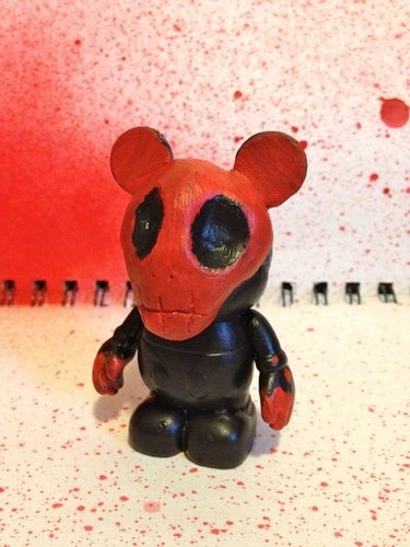 Masked Rat figure by Quinn Humlicek, produced by Disney. Front view.