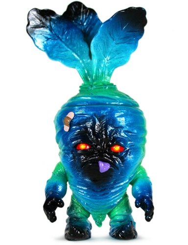 Black Ice Deadbeet figure by Scott Tolleson X Skinner. Front view.