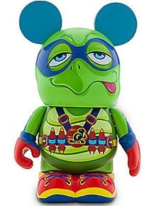 Zooper Heroes - Turtle figure by Gerald Mendez, produced by Disney. Front view.