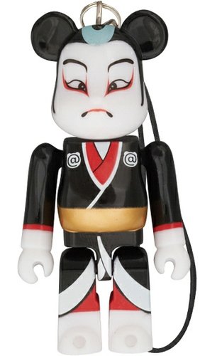 Kabuki Happy Be@rbrick 70% figure by Tokyo Sky Tree, produced by Medicom Toy. Front view.