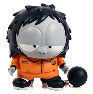 Evil Prison Ape Orange figure by Mca, produced by Toy2R. Front view.