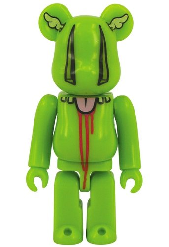 D*Dog - Artist Be@rbrick Series 27 figure by D*Face, produced by Medicom Toy. Front view.