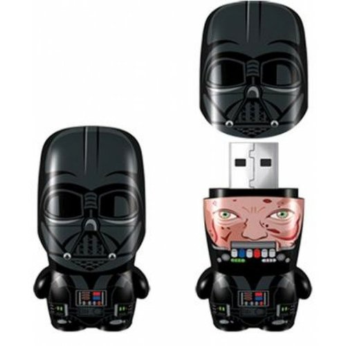 Darth Vader figure, produced by Mimoco. Front view.