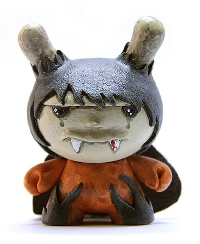 VampyZee figure by Zukaty, produced by Kidrobot. Front view.