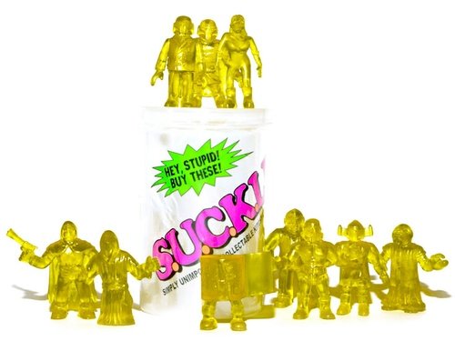 S.U.C.K.L.E. 10 Piece Set - DeKorner Exclusive figure by Sucklord, produced by Dke Toys. Front view.