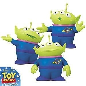Toy Story Space Aliens (3 pack) figure by Pixar, produced by Thinkway Toys. Front view.