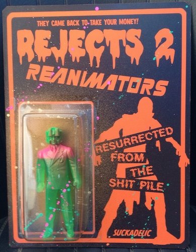 Rejects 2: Reanimators figure by Sucklord, produced by Suckadelic. Front view.