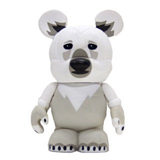 Polar Bear figure by Dan Howard , produced by Disney. Front view.