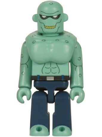 Killer Croc figure by Dc Comics, produced by Medicom Toy. Front view.
