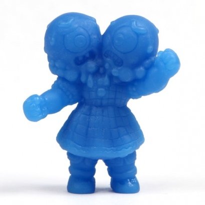Cheap Toy Double Heather - Blue figure by Buff Monster, produced by Healeymade. Front view.