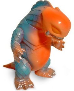 Bop Dragon - Red Head figure by Rumble Monsters, produced by Rumble Monsters. Front view.
