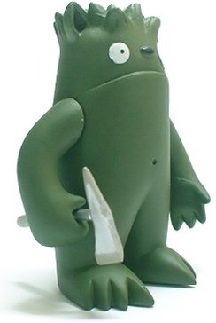 Ocho figure by Patrick Ma, produced by Rocketworld. Front view.